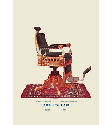 Chaise de barber #92, impression