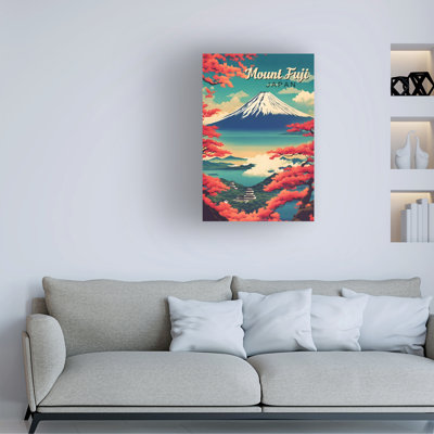 Art sur toile, Tina Lavoie, Mont Fuji, Japon