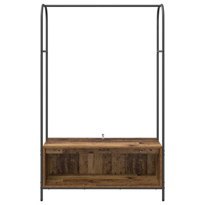 Clothes Rack 100 X 44 X 160 Cm Engineered Wood