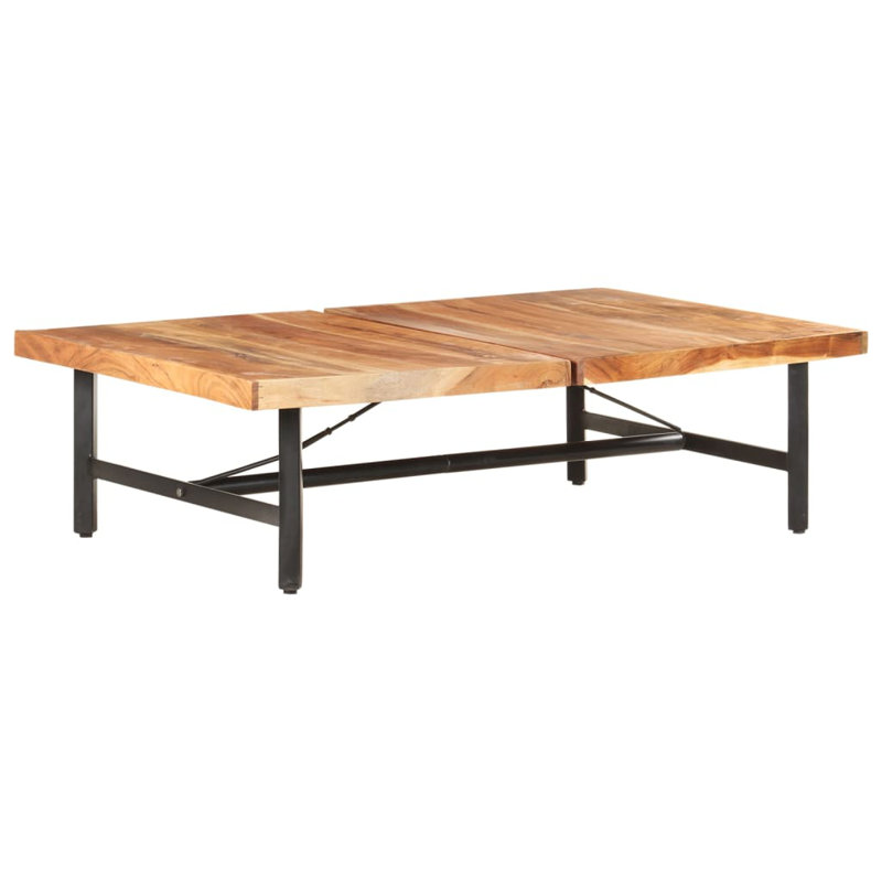 Cassady Four Leg Coffee Table, Light Brown