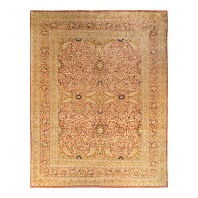 Hayner One-of-a-Kind 9' 3" X 12' 1" 2000s Wool Area Rug in Orange
