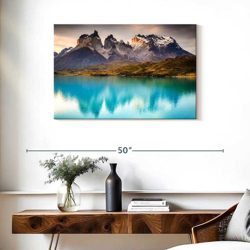 Ravi Torres Del Paine Lake, H 24 po x l 36 po