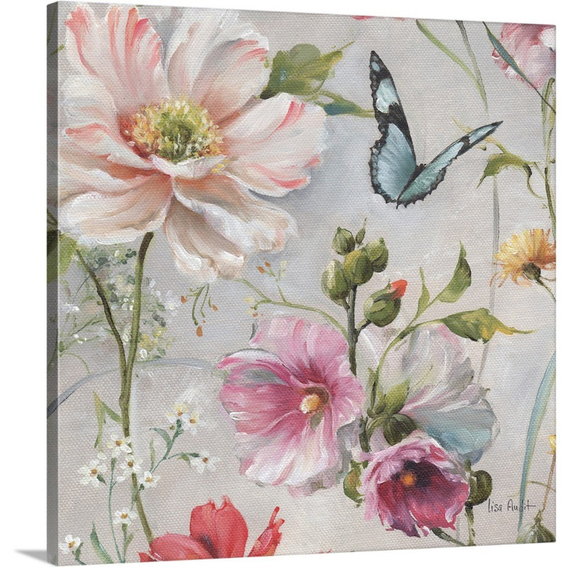«Antique Garden II» par Audit Lisa - reproduction d'art sur toile, Toile tendue, H 48 po x l 48 po x P 1 po