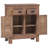 Sideboard 25.6" x 11.8" x 29.5" Solid Teak Wood
