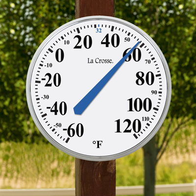 Thermomètre à cadran rond 14 po