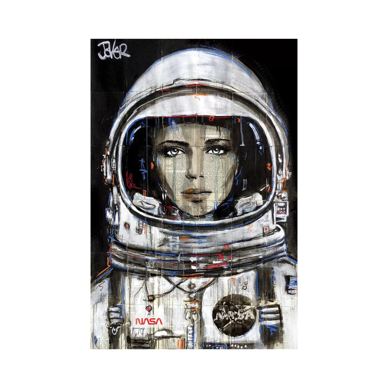 Cosmos by Loui Jover - Print, Wrapped Canvas, No Mat, 26" H x 18" W x 1.5" D