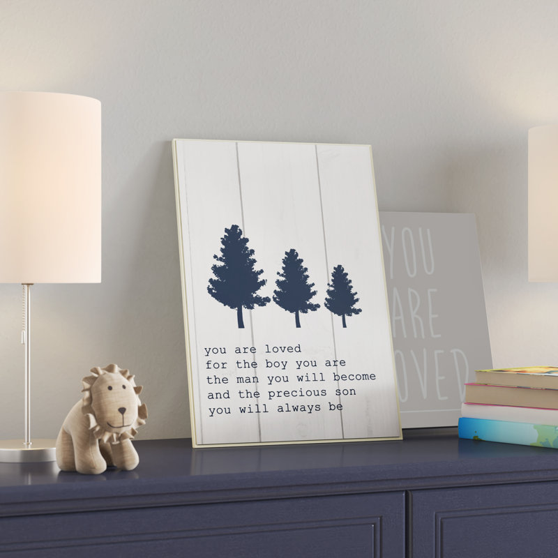 « you are love the fils », art planches à trois arbres Crewe, Toile tendue, H 40 po x l 30 po x p 1,5 po