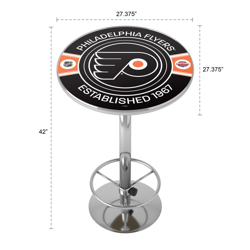 Table de bar avec repose-pieds Philadelphia Flyers