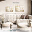 Neutre beige abstrait polyyptique-38011964