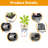 White Faux Tall Planters Of 2 With Automatic Watering And Water Level Monitor, For Outdoor Indoor Adornment Plant Propagation 22 Inch In Use, Monitor Effective Management-1106240953