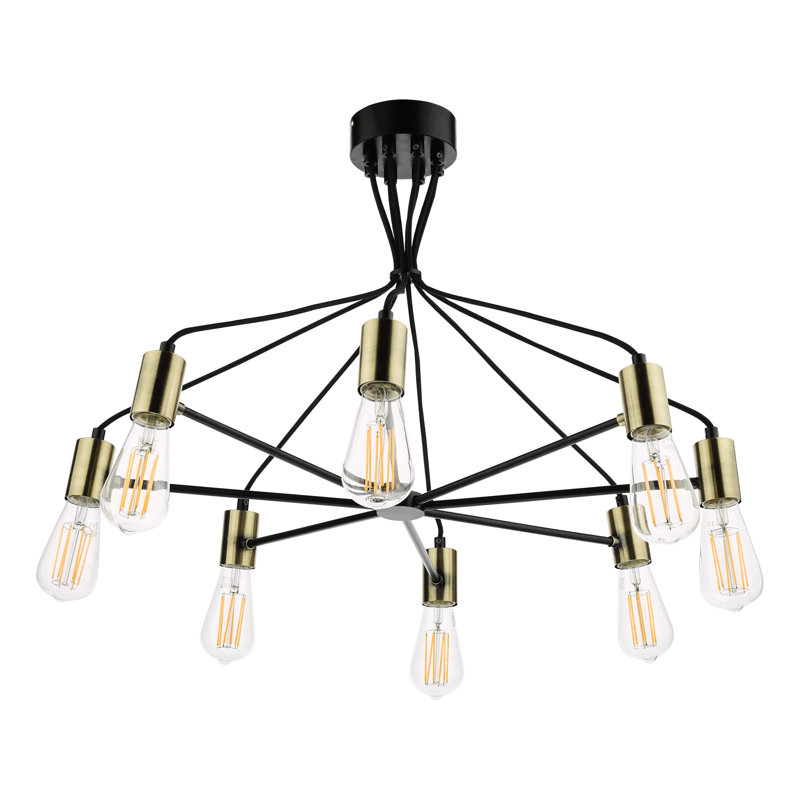 Azair 8 - Light Black Pendant
