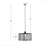 Metal & Mesh Material Pendant