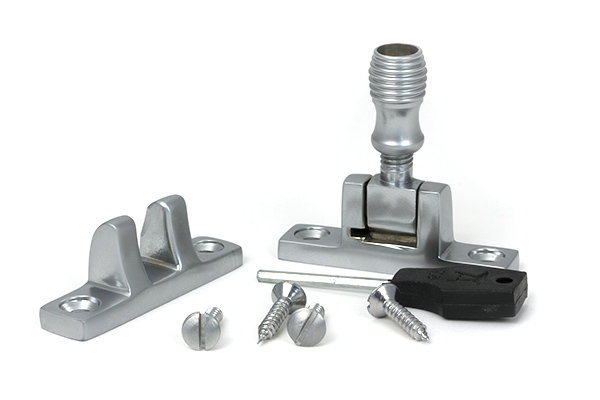 Beehive Brighton Fastener - Narrow (Square), Satin Chrome
