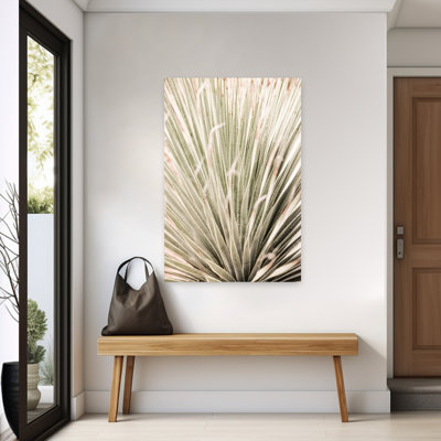 Art contemporain contemporain abstrait, minimaliste, cactus, paysage naturel