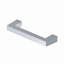 Deltana SBP35U14 Modern Square Bar Pull, 3-1/2", HD, Solid Brass in Polished Nickel-2047637352