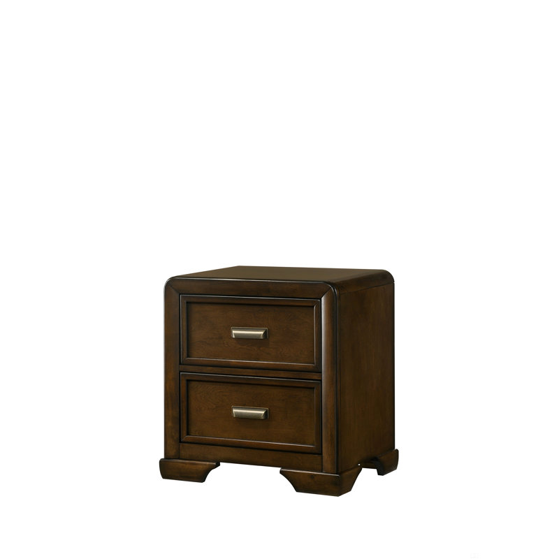 1Pc 2-Drawer Nightstand
