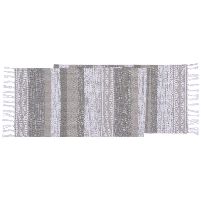 Shadow Abdulsamad 72 Inch Table Runner, Gray