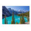 « turquoise moraine lake », reproduction de photo sur toile tendue-31105583
