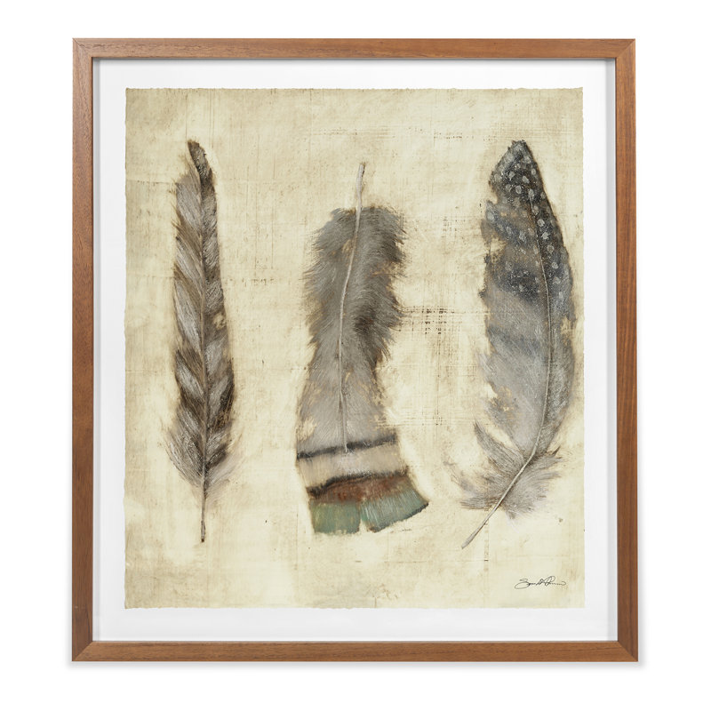 Feather Heirloom 2 Print by Sarah Atkinson, 30" H x 27.5" W 