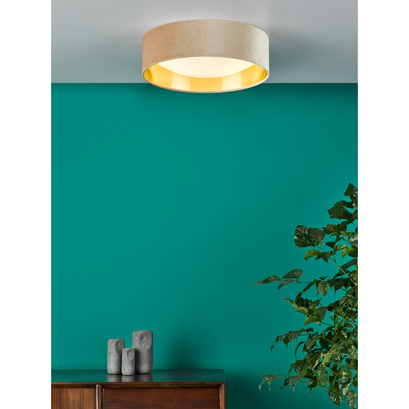 Raikas Plastic Flush Mount, Taupe
