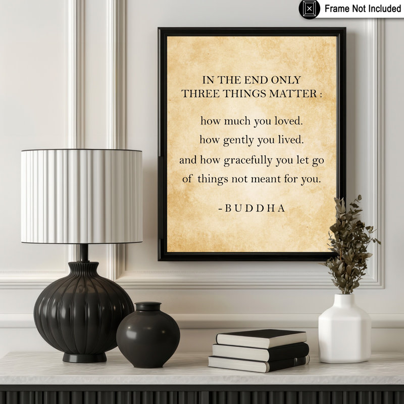 Only Three Things Matter No1, Unframed, Poster, 16"H x 20"W