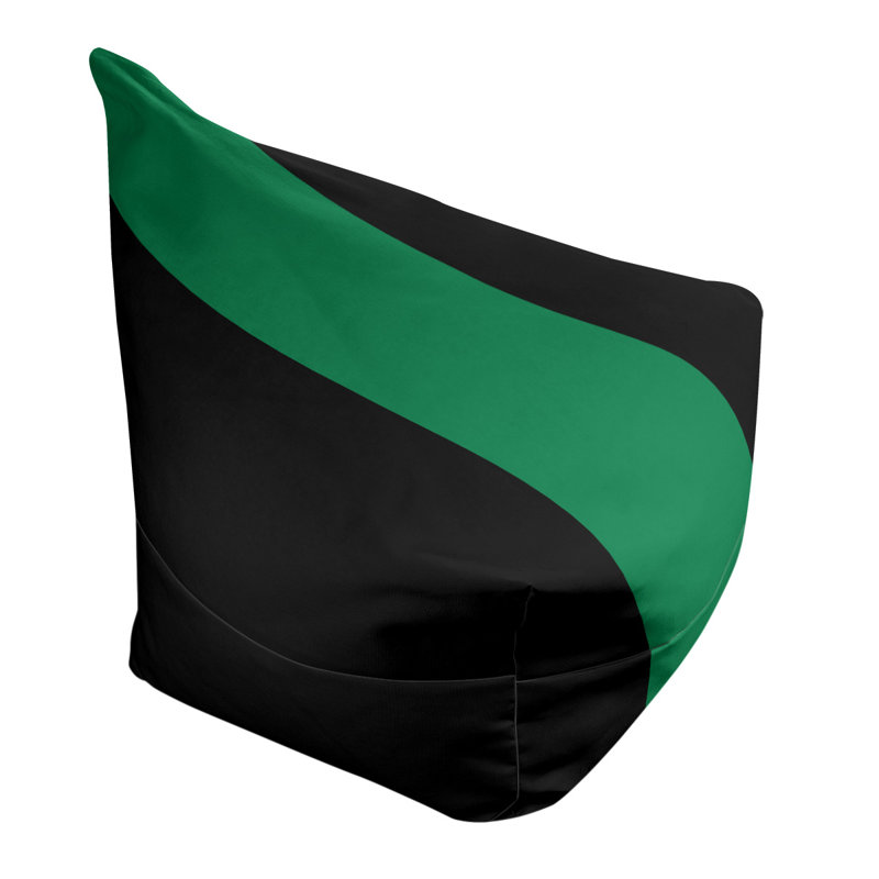 Housse de sac de pois standard Utah, Noir/ vert/ noir, 2 po x 38 po x 42 po