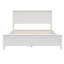 Lit plateforme moderne en bois massif avec support de lattes en bois robuste-1823873336
