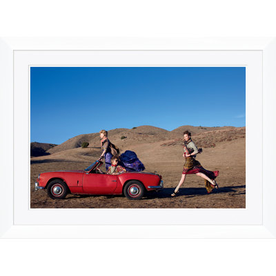 Vogue Magazine, "Wearing Everything All at Once," Arthur Elgort, March 1, 2010 Framed Print