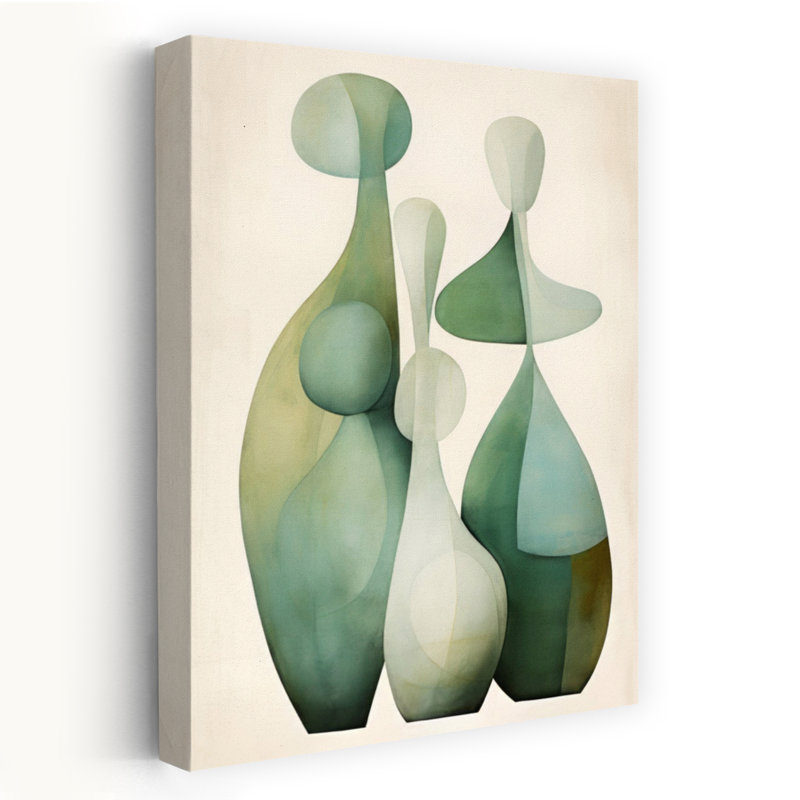 Art contemporain abstrait géométrique, H 24 po x l 16 po