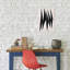 Modern Art - Zebra Print Tribal Paint 1 Piece Wrapped Canvas Wall Art-49993574