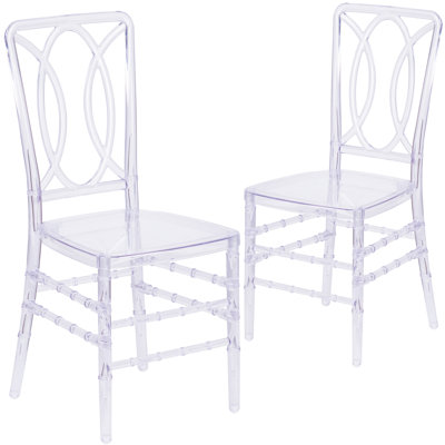 Chaise empilable transparente Wintour