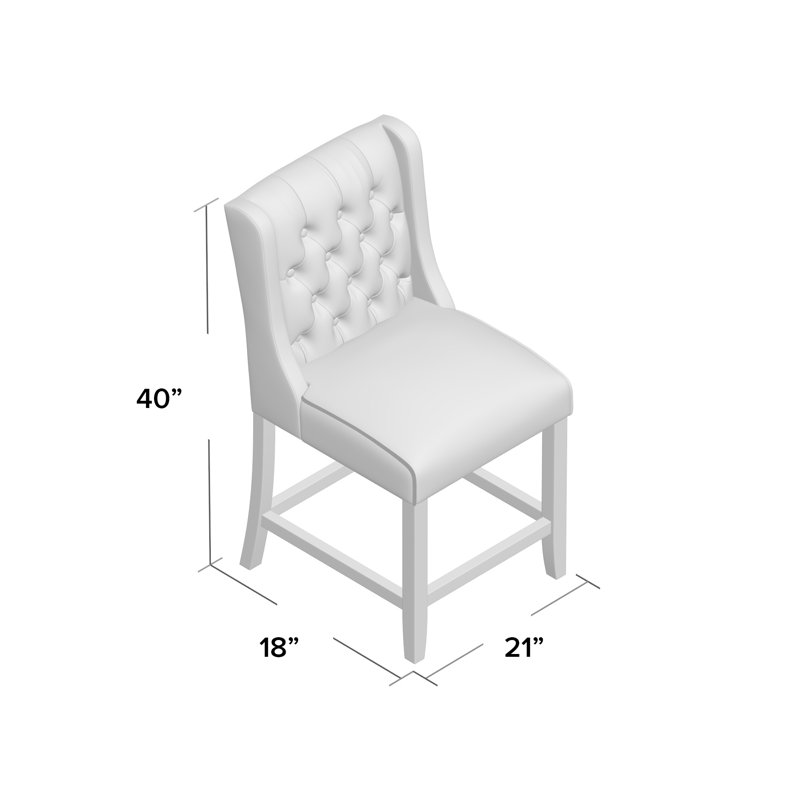 Remy Counter Stool, Grey