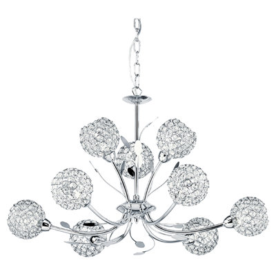 Blackmon 9 - Light Shaded Chandelier