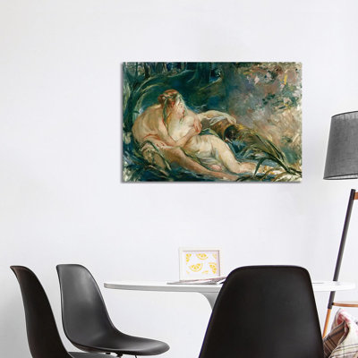 Apollo Appearing To Latone (After Boucher) by Berthe Morisot - Wrapped Canvas Painting