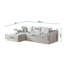 Canapé convertible en L 2 pièces dans une boîte avec coussins, canapé modulaire 3 places, meubles de salon compressés-1055756841
