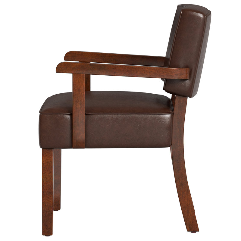 Fauteuil d'appoint Naethan, Brun foncé