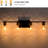 Modern 4- Bathroom Fixtures With Glass Shade, Vintage Charm For Over Mirror, Kitchen, Dinning Room, Bedroom, Hallway - Gold & Matte Black Breathtaking Ravishing-448540370