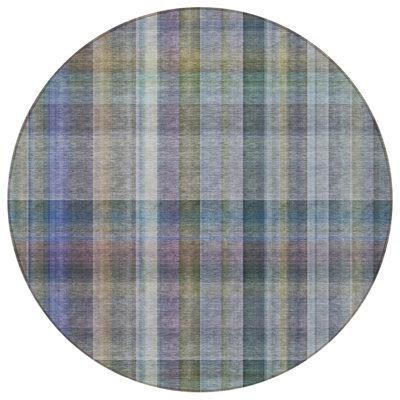 Tapis d'intérieur rond rond 8 po