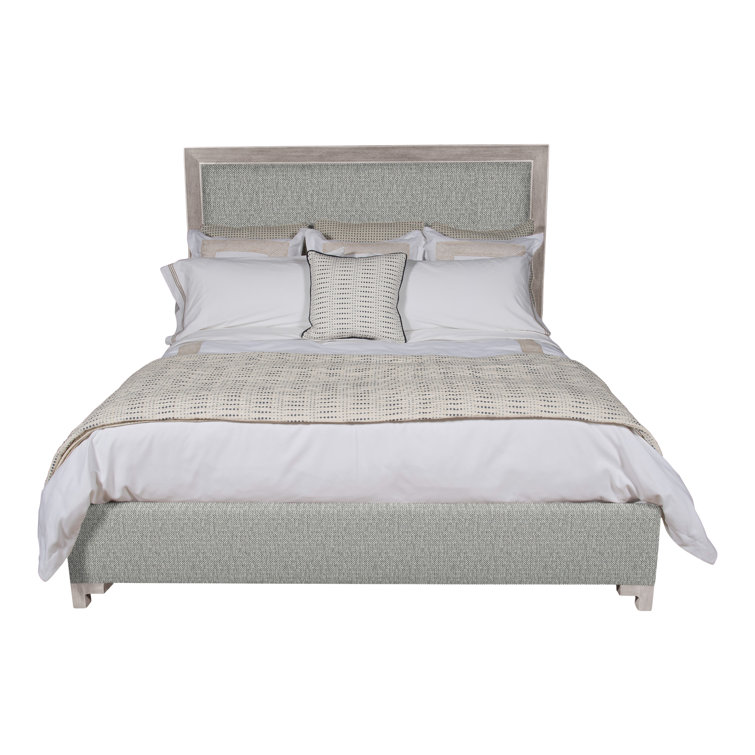 Louise/Lawrence King Upholstered Low Profile Panel Bed