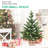 Malefatto 2FT Full PE Tabletop Christmas Tree with Branch Tips