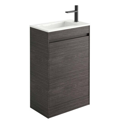 Santiago 540mm Single Bathroom Vanity with Integrated Ceramic Basin