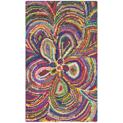 Anaheim Hand Tufted Cotton Floral Rug