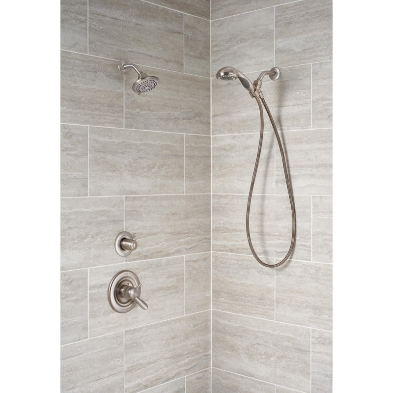 Lahara 17 Series Dual-Function Shower Faucet Set, Shower Handle Trim Kit, Brilliance Stainless