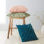 Diamond Tufted Geometric Cushion with Inner-1640723600