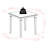 Sova 4 - Person Solid Wood Top Four Leg Base Dining Set