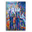  «Dixieland Jazz Band - New Orleans» par ADEL, art mural en verre acrylique, 24 po x 36 po