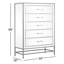 Commode décorative 5 tiroirs Stinchcomb