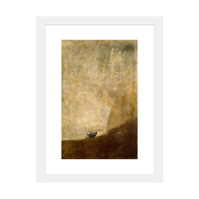 " The Dog, 1823 " by Francisco Goya