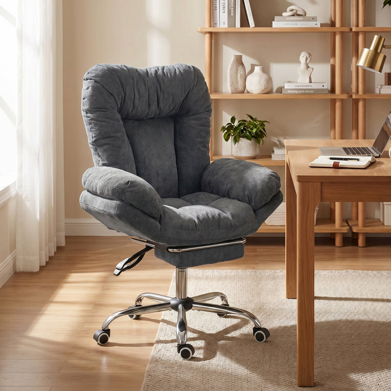 Chaise de bureau Criss, Gris foncé