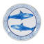 Golden Rabbit Pescado Enamel Sandwich Plates